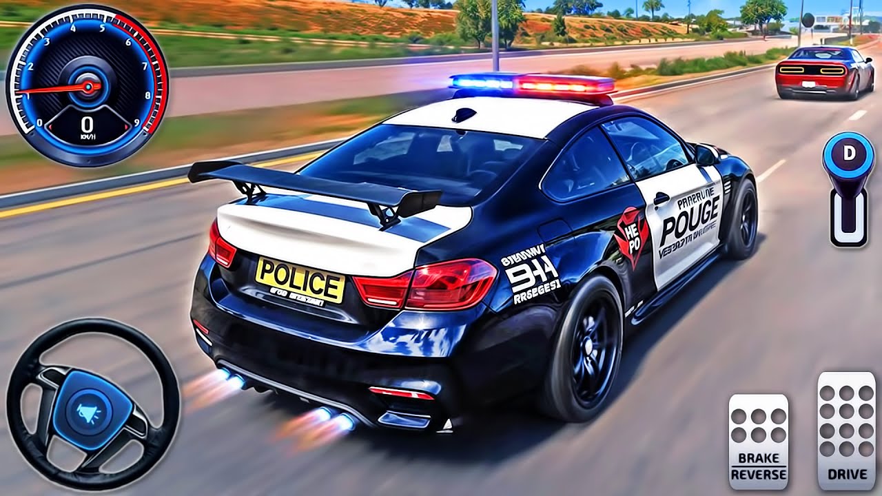 US Police Car Chase Crime Simulator 3D - Real Cop Cars Driving Multi-Storey - Android GamePlay #2