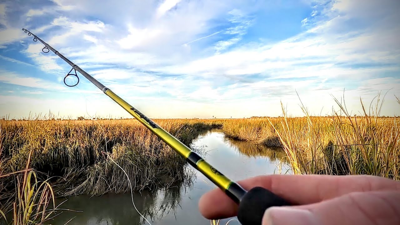 Catching SPECKLED TROUT with Mud Minnows From The Cast Net