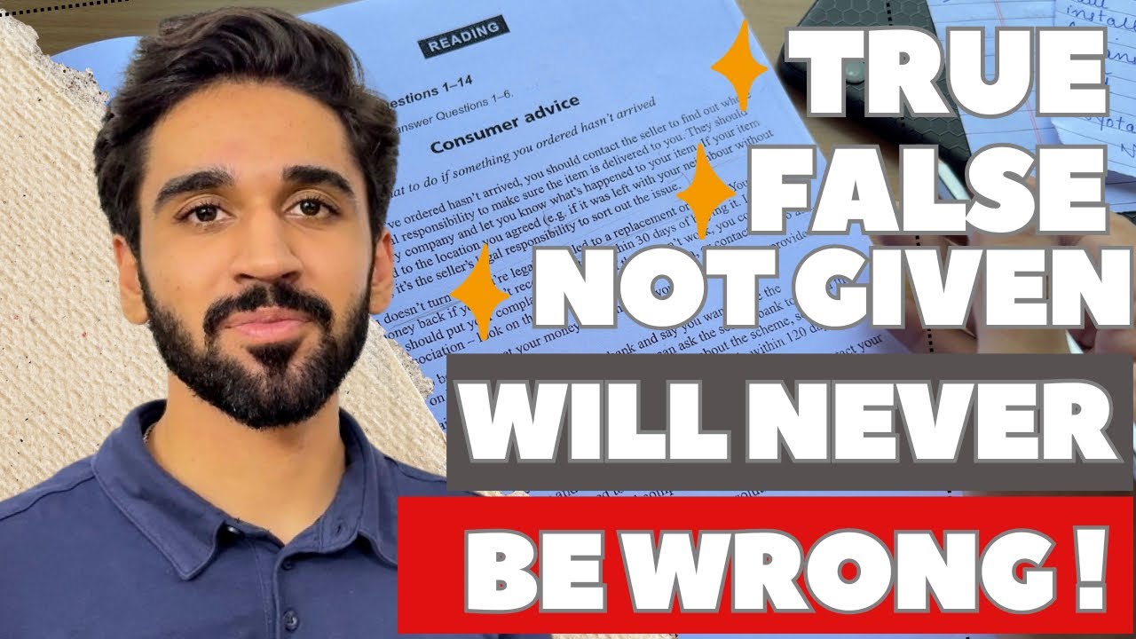 IELTS Reading: True, False, Not Given Explained | IELTS READING TIPS AND TRICKS