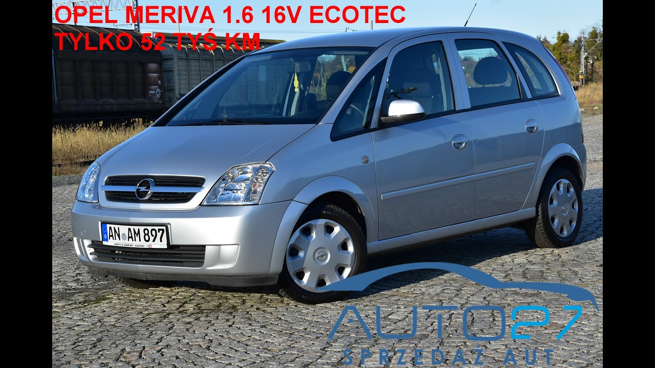 #AUTO27 - SPRZEDANY - OPEL MERIVA 1.6 ECOTEC 2005r. Tylko 52 tyś km przebiegu.