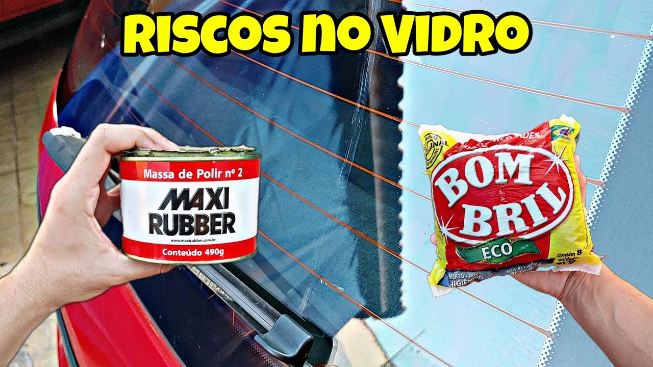 Massa de Polir e Bombril Tira Riscos do Vidro de Carro ?