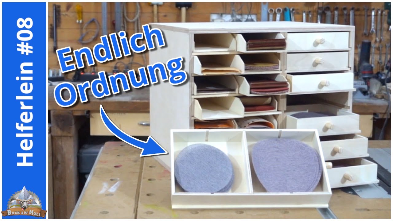 F&uuml;r dein Schleifpapier - Der Schleifpapierschrank❗