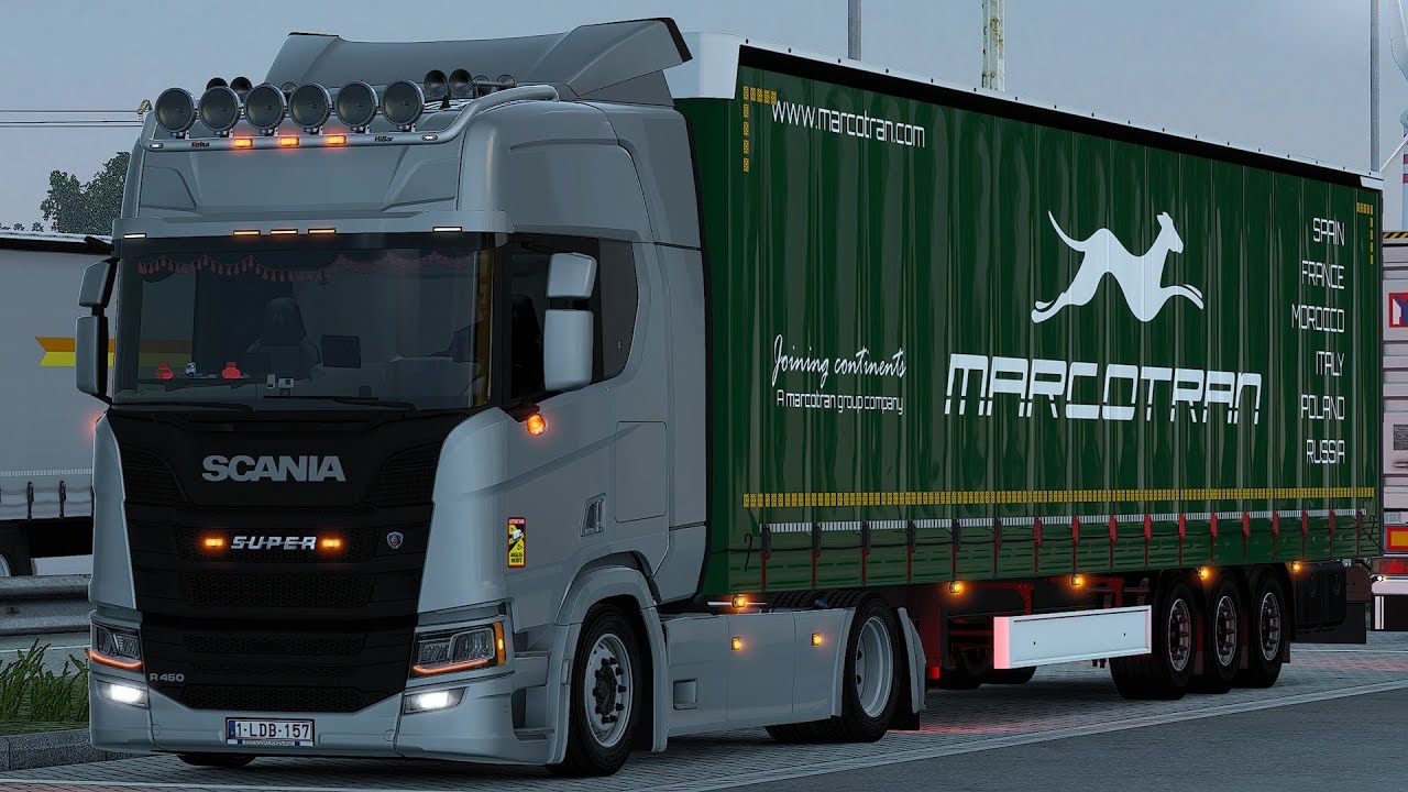 ETS2 | Realistic Driving | Scania NG R450 | ProMods | PNG + JBX | 1.53