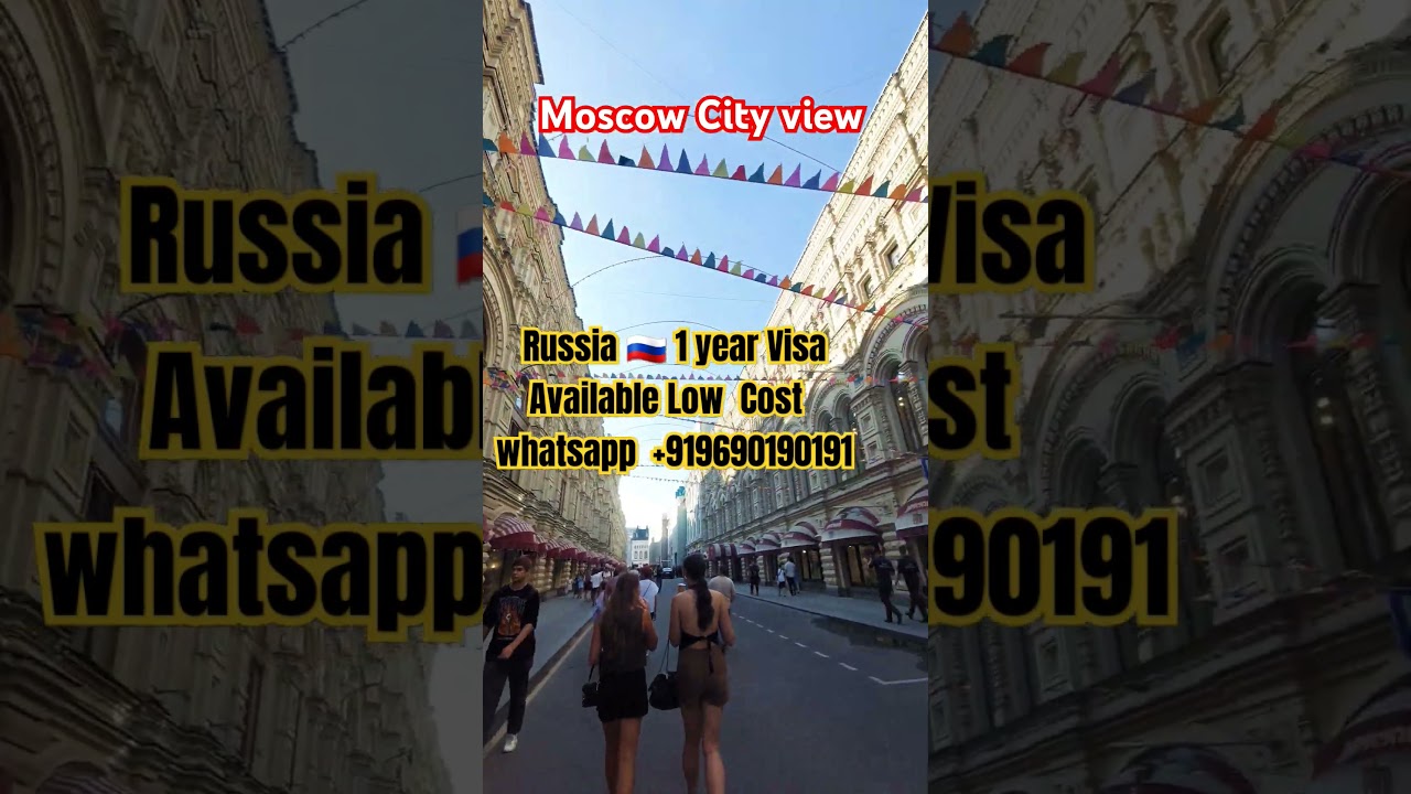 Russia 🇷🇺 1 year Visa  Available Low  Cost  whatsapp  +919690190191 #russia #moscow #std #visa #work
