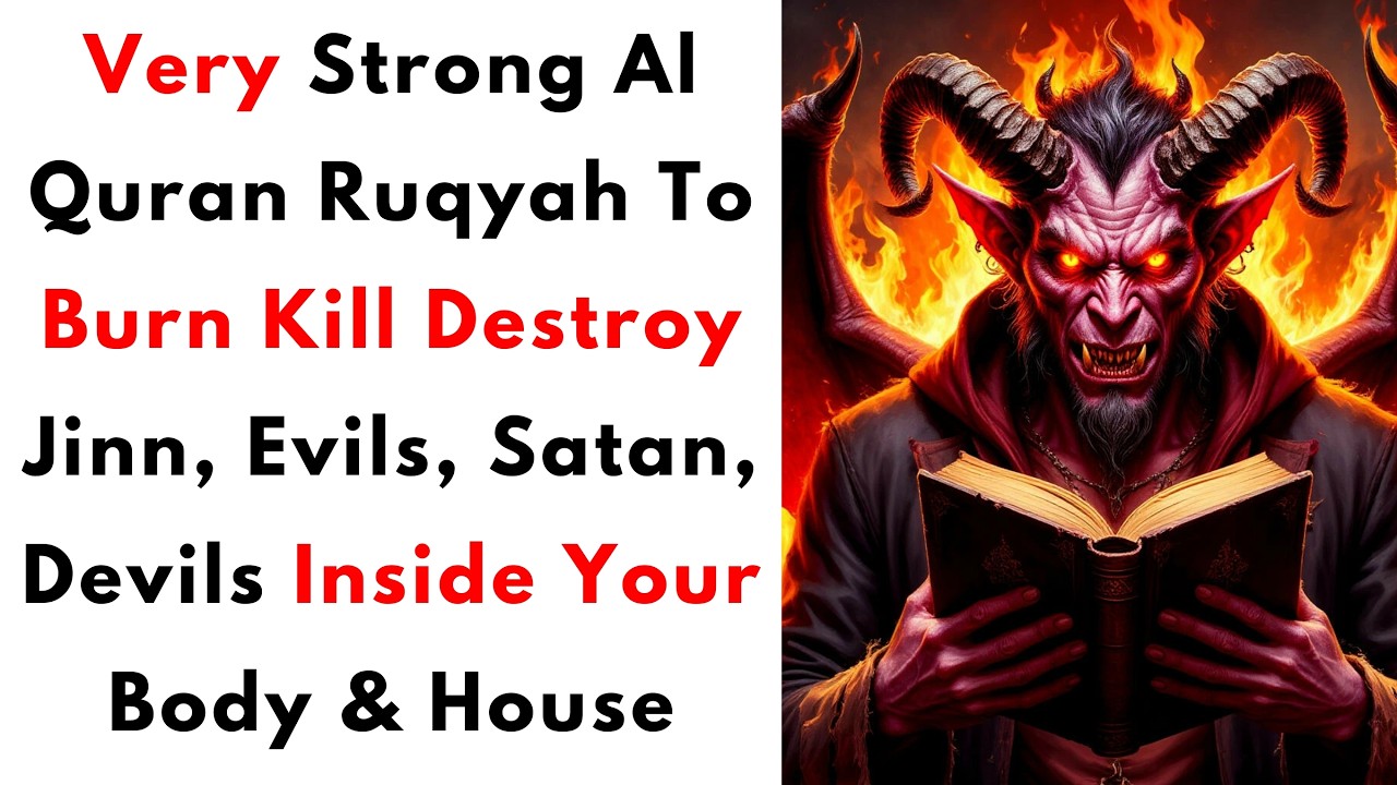 Very Strong Al Quran Ruqyah To Burn Kill Destroy Jinn, Evils, Satan, Devils Inside Your Body & House