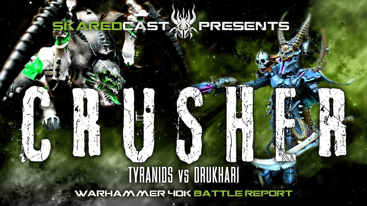 Crusher Tyranids vs Drukhari - Warhammer40k - 2000pts - Matched Play