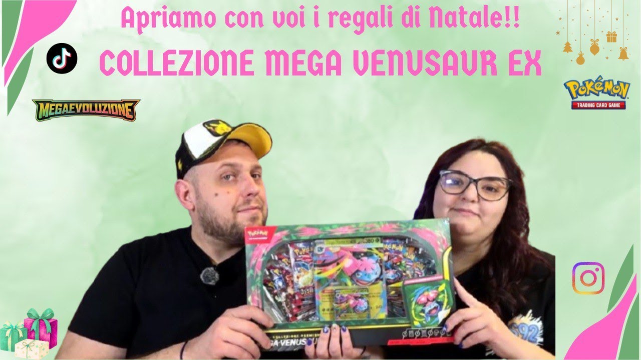 Apriamo i Poke- Regali di Natale!!  La collezione di Mega Venusaur EX!!!