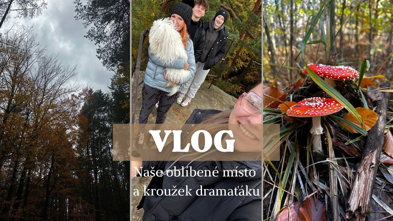VLOG 🤎| zpátky do dětství🍄‍🟫, jak probíhá kroužek dramaťáku✨