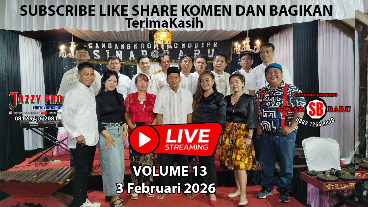 LIVE STREAMING GAMBANG KROMONG SINAR BARU VOLUME 13