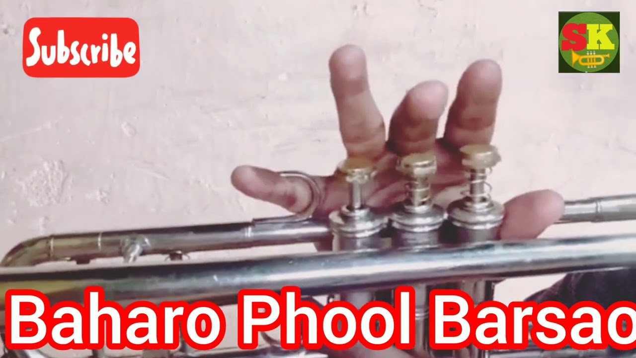 Baharo Phool Barsao In Trumpet/Suraj/Rajendra Kumar/Baijyantimala/Muhammad Rafi/SKmusicl🎺trumpet2024
