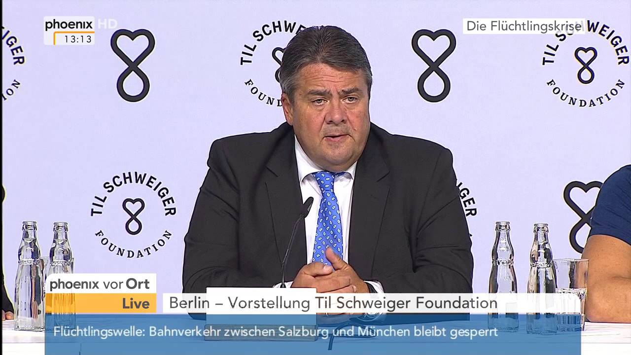 Flüchtlingshilfe: Vorstellung der Til Schweiger Foundation am 17.09.2015