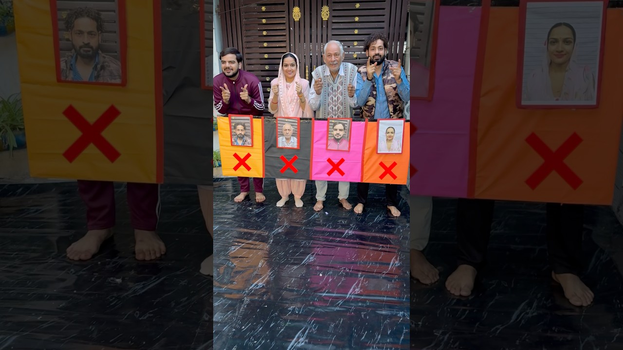 Real Person Matching Challenge! Who Gets It Right How Often?#familygames #familychallenge