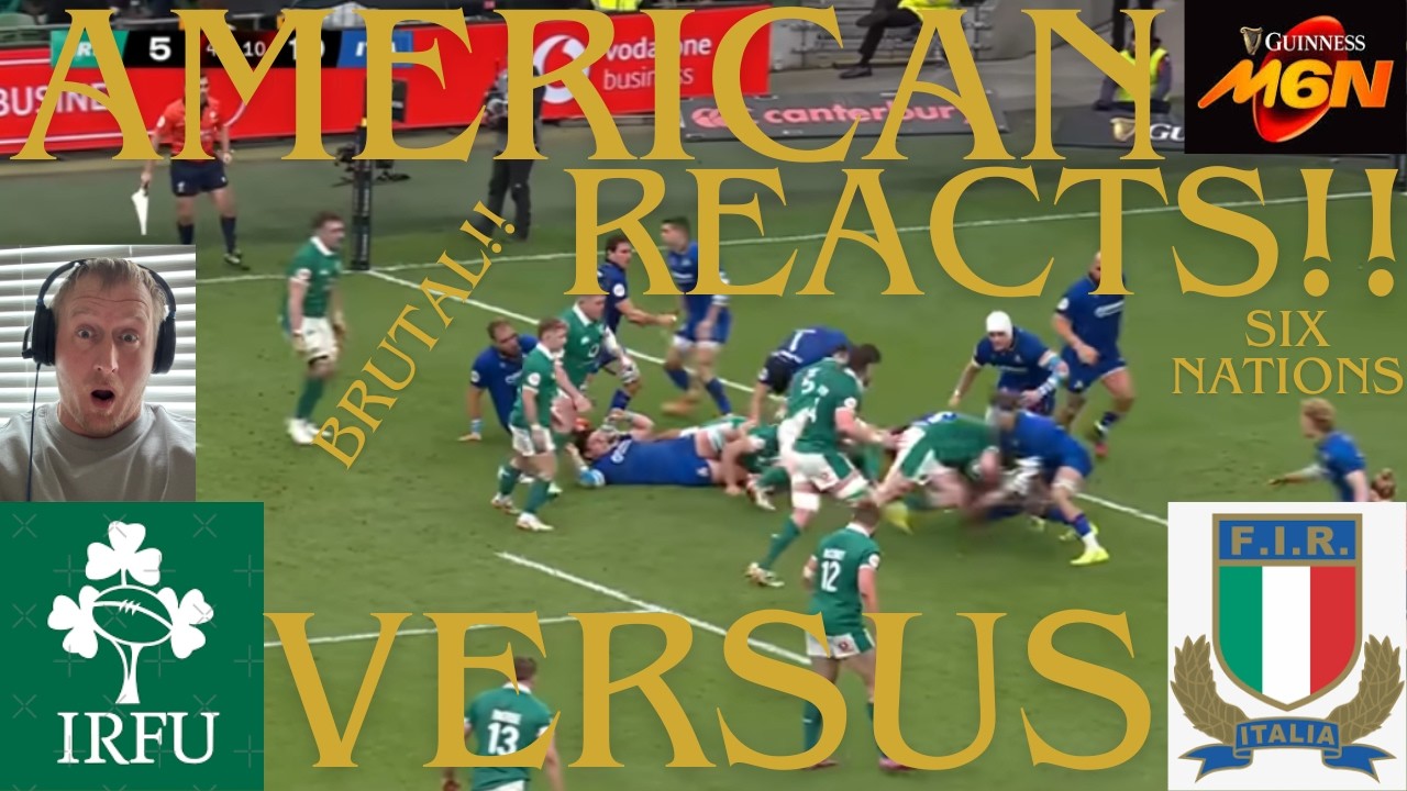 American Reacts Ireland VS Italy!!! (BRUTAL)