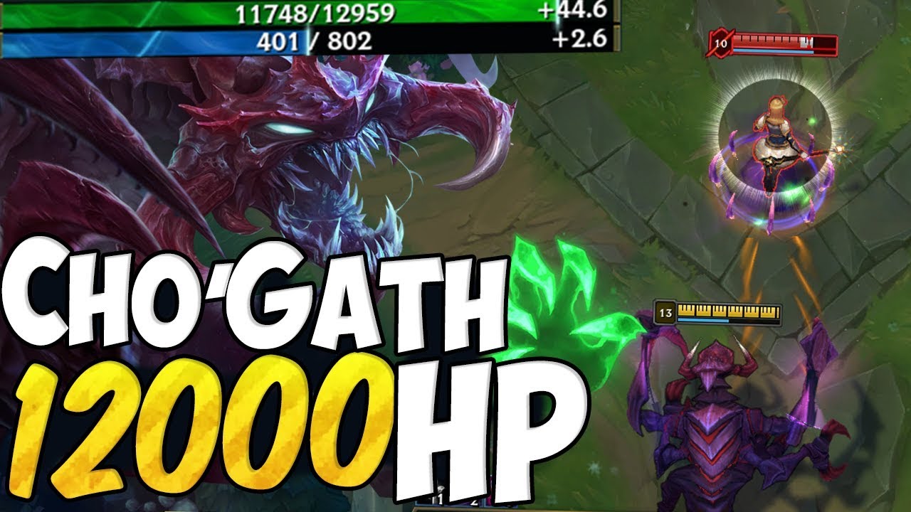 ⭐CHO'GATH Y LA BUILD DE 12 MIL de VIDA ⭐ Renzoh #LeagueOfLegends