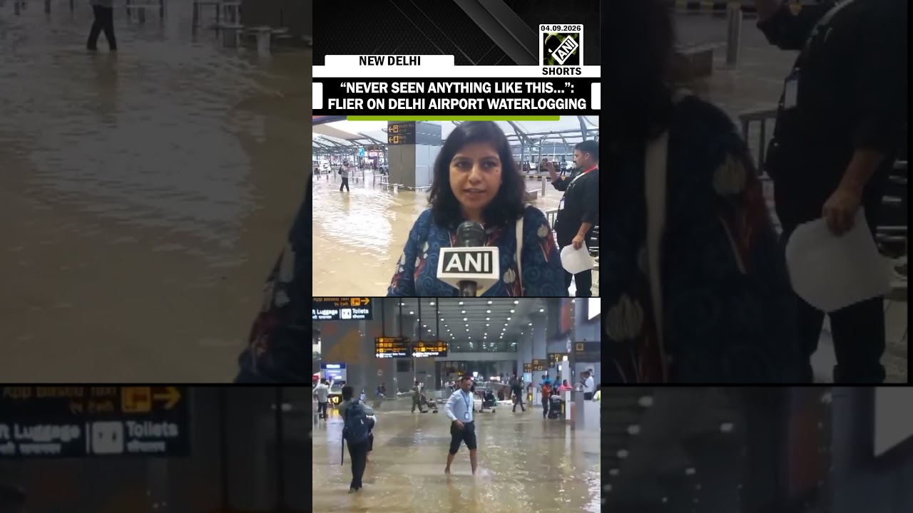 &ldquo;Never seen anything like this&hellip;&rdquo; Flier reacts to waterlogging at Delhi IGI Airport