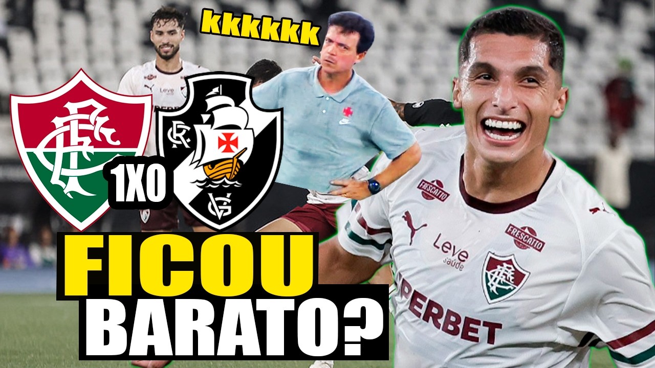 kkkkkk Diniz demitido? Pós jogo: Vasco 0x1 Fluminense: Semifinal do Campeonato Carioca 2026