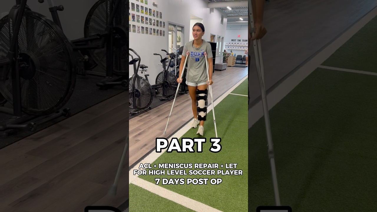 ACL Rehab Part 3 - 7 Days Post Op #aclrehab #aclrecovery #physicaltherapy