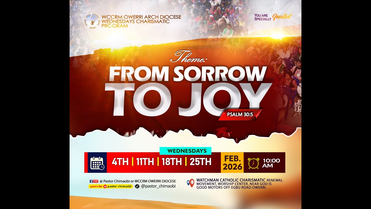 FROM SORROW TO JOY