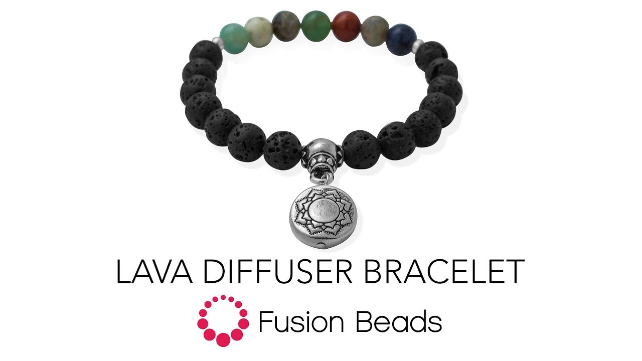 Learn how to make the Lava Diffuser Bracelet | Fusion Beads