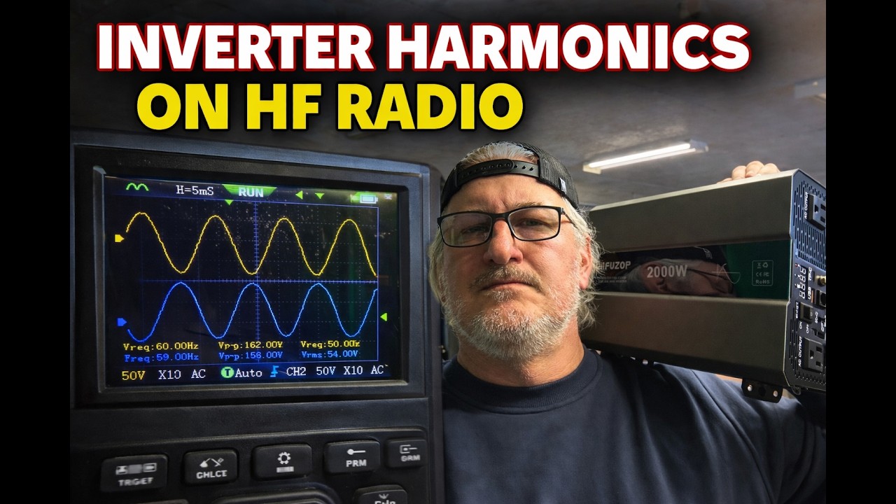 Тест инвертора DATdubose с чистой синусоидальной волной для любительской радиосвязи – чистый или ...