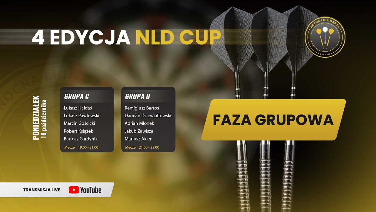 🔴 LIVE: 4️⃣ EDYCJA NLD CUP (Grupa C i D) 🎯