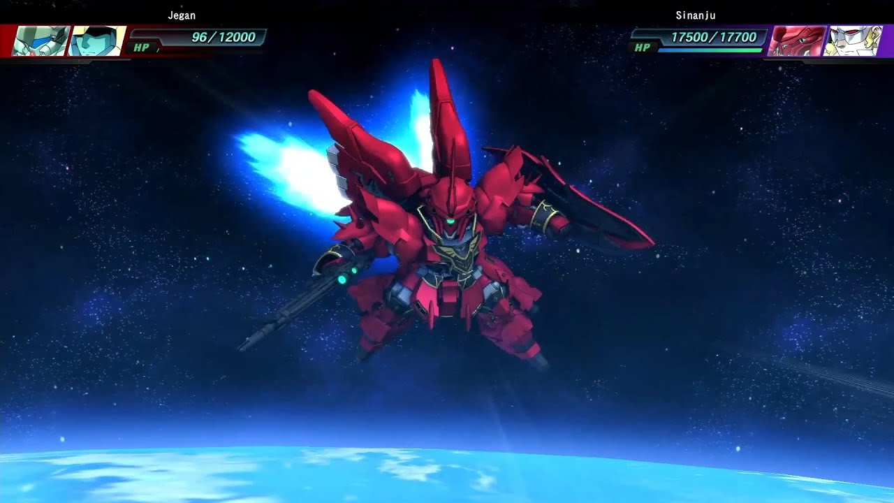SD Gundam G Gen Genesis - MSN-06S Sinanju (Full Frontal) (Mobile Suit Gundam Unicorn)