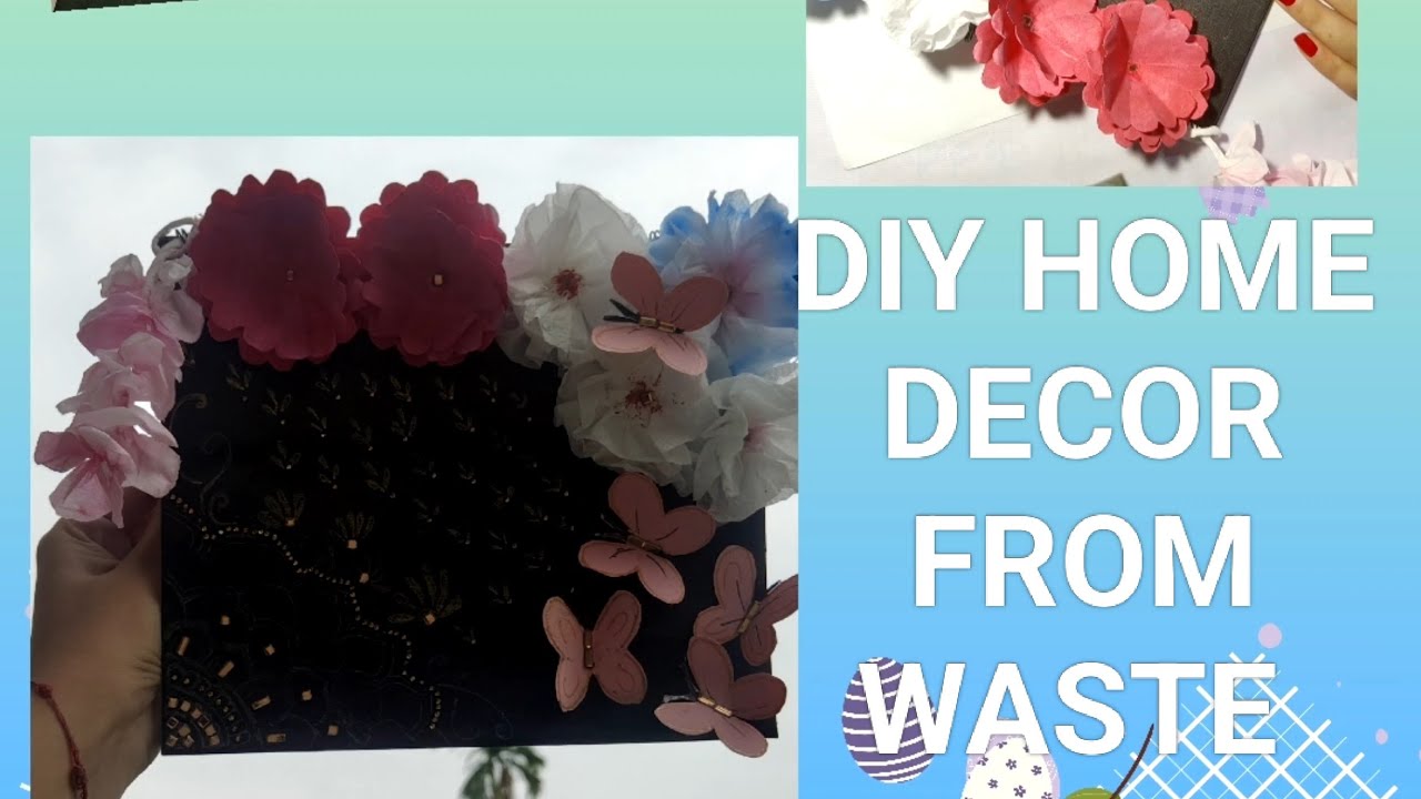 DIY HOME DECOR | ROOM DECOR | NOCOST HOME DECOR IDA | PAPER CRAFT IDEAS 💡 . BEST OUT OF WASTE