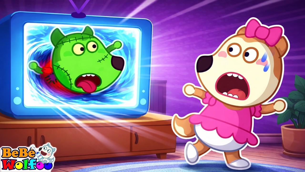 Dibujos animados 📍 ¿Qué pasó dentro de la TV? | Animación | Historias sobre familia