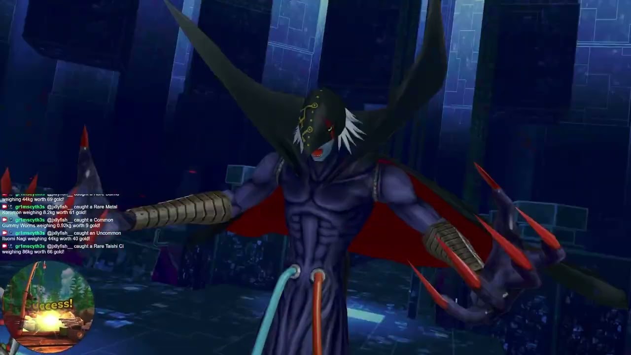 Feeding in the farm (Digimon: Hacker's Memory)