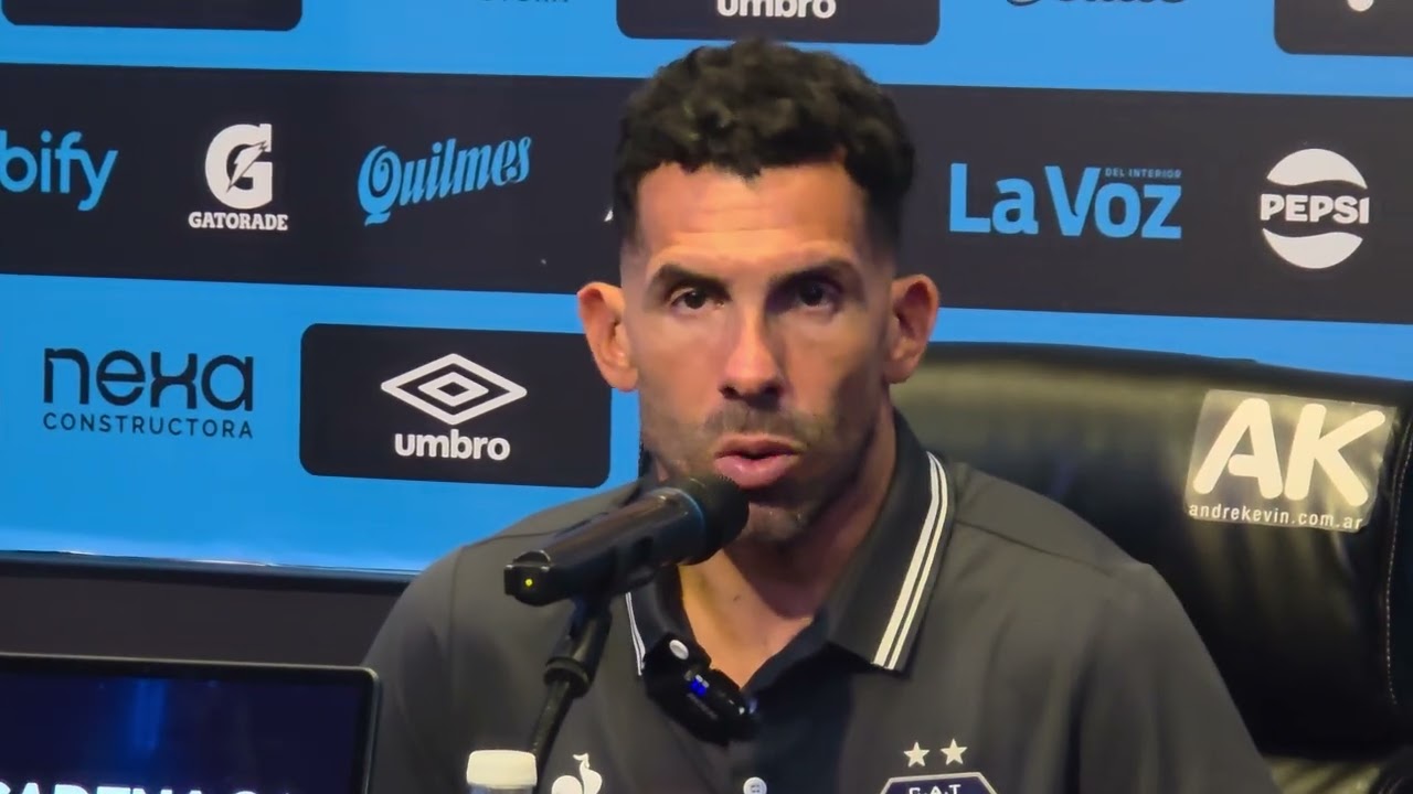 VIVO CARLOS TEVEZ ENTRENADOR TALLERES LUEGO DEL CLÁSICO CON BELGRANO EN ALBERDI 2026.