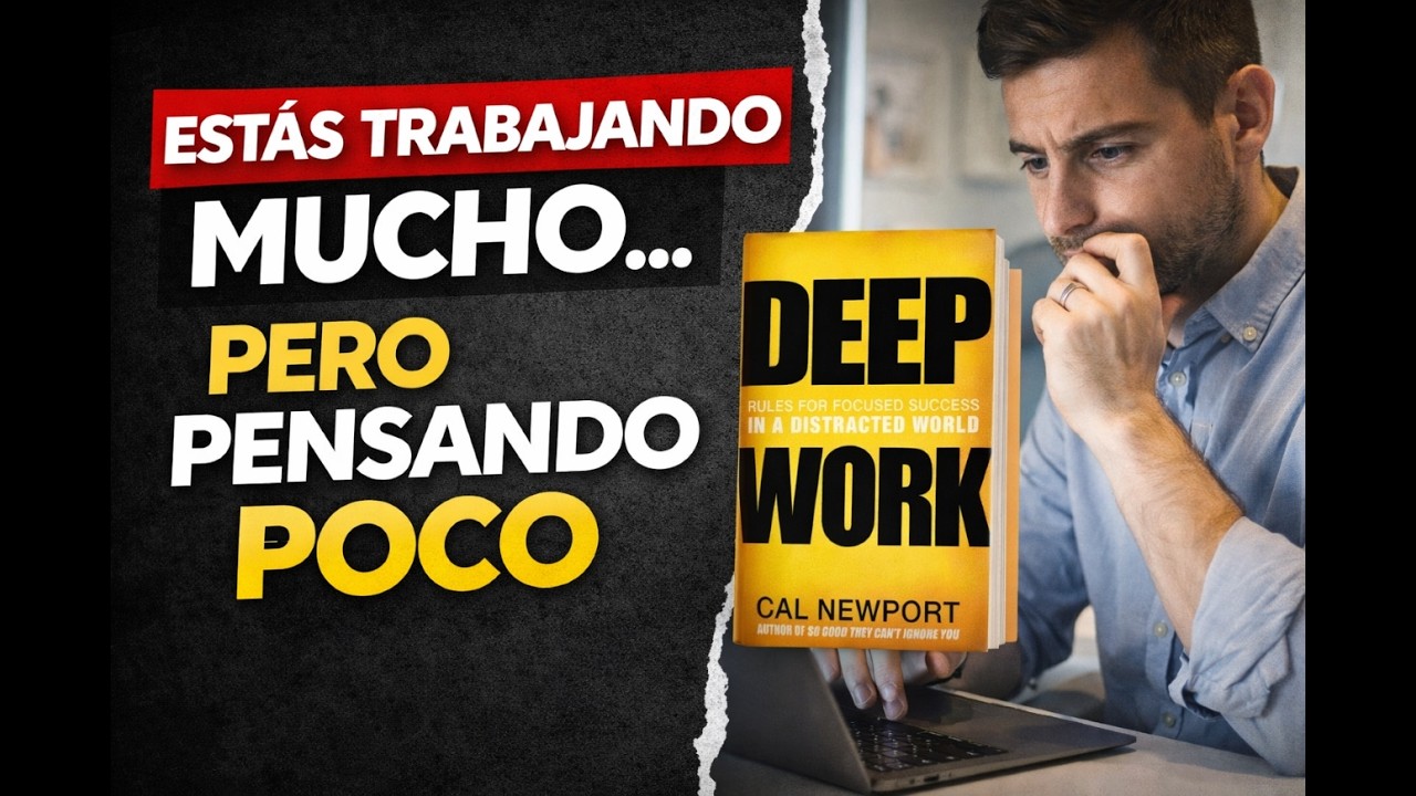 Estás Trabajando Mucho… Pero Pensando Poco | Deep Work