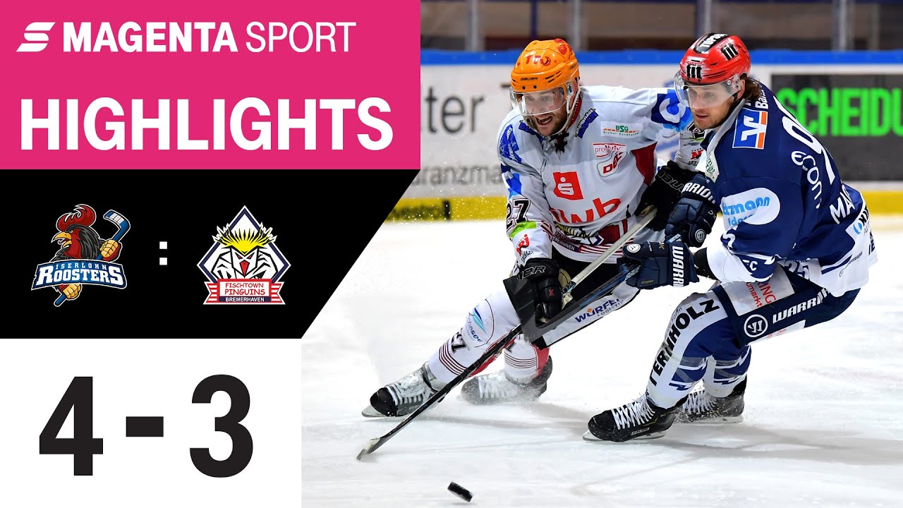 Iserlohn Roosters - Pinguins Bremerhaven | 48. Spieltag, 19/20 | MAGENTA SPORT