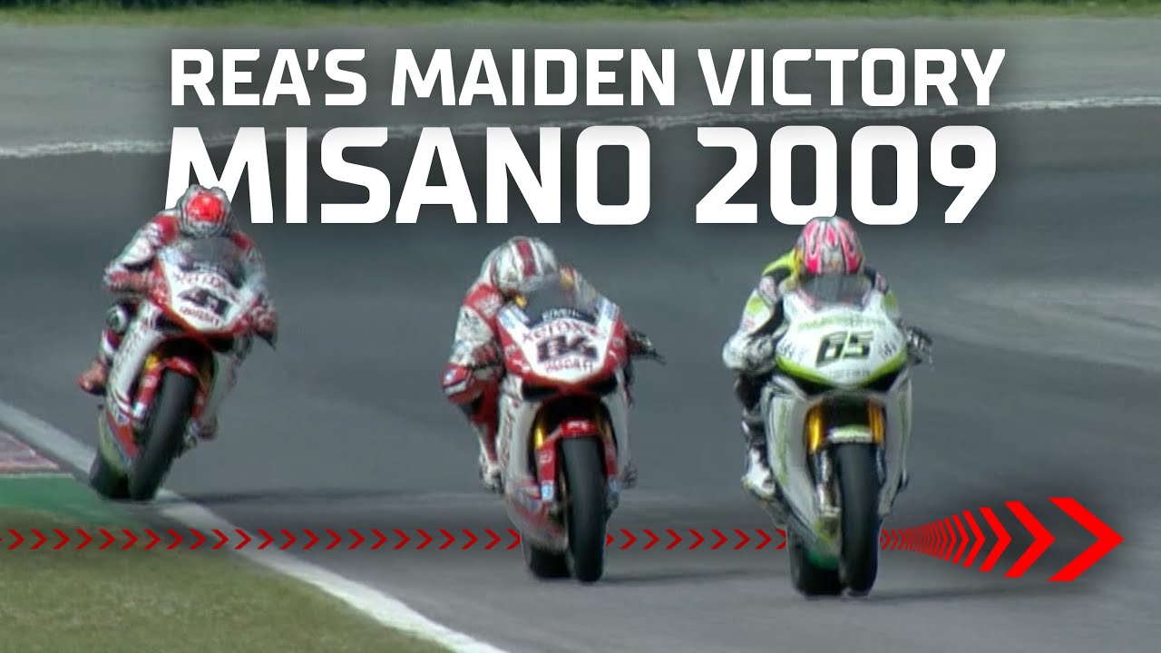 Jonathan Rea takes his MAIDEN VICTORY in #WorldSBK | Misano 2009