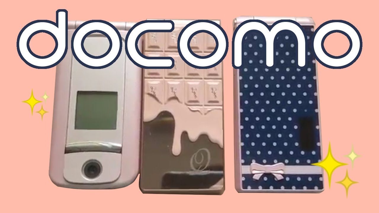 ✨Демо-версия японского раскладного телефона docomo!✨