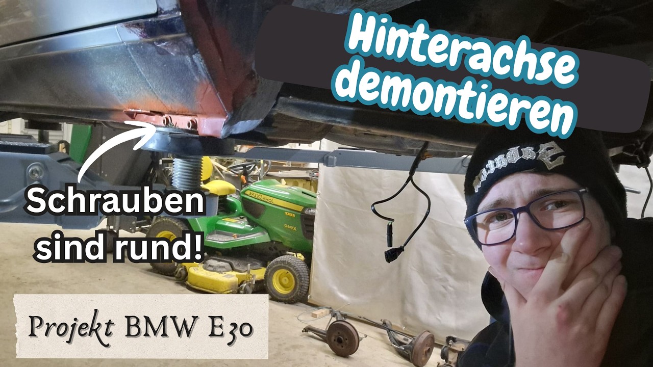 BMW E30 Hinterachse Demontieren | Projekt BMW E30