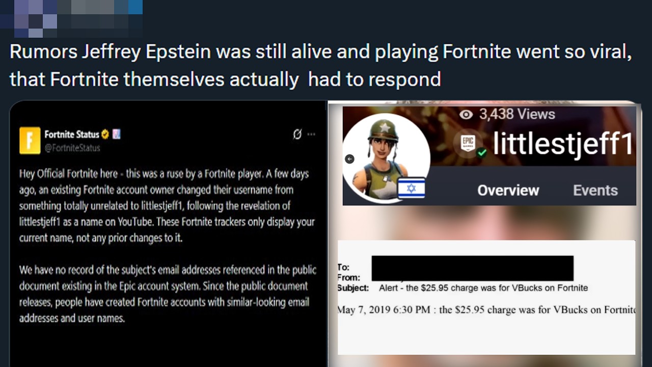 Ситуация с Эпштейном в Fortnite стала ещё более безумной.