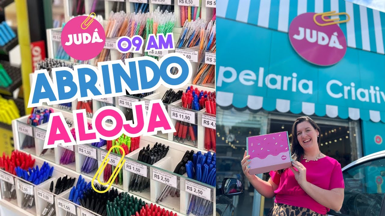 ABRINDO A LOJA FÍSICA PAPELARIA JUDÁ