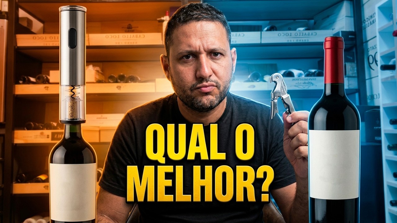 Como abrir seu vinho? saca rolha, Pinça ou eletrico