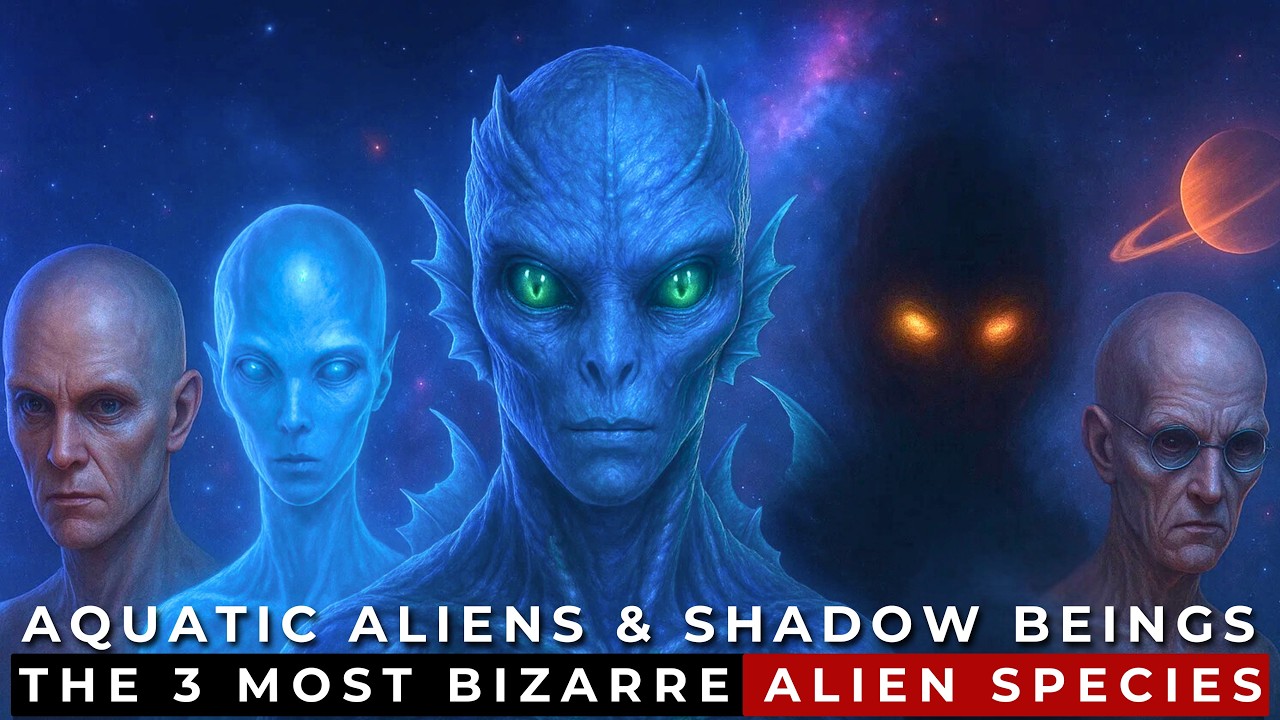 Aquatic Aliens & Shadow Beings: The 3 Most Bizarre Alien Species