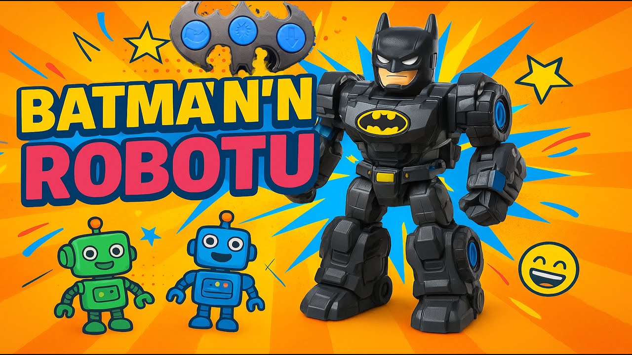 Batman Arabası Transformers Robota D&ouml;n&uuml;ş&uuml;yor 🤖Oyuncak Araba ve Robot Eğlencesi #transformers #batman