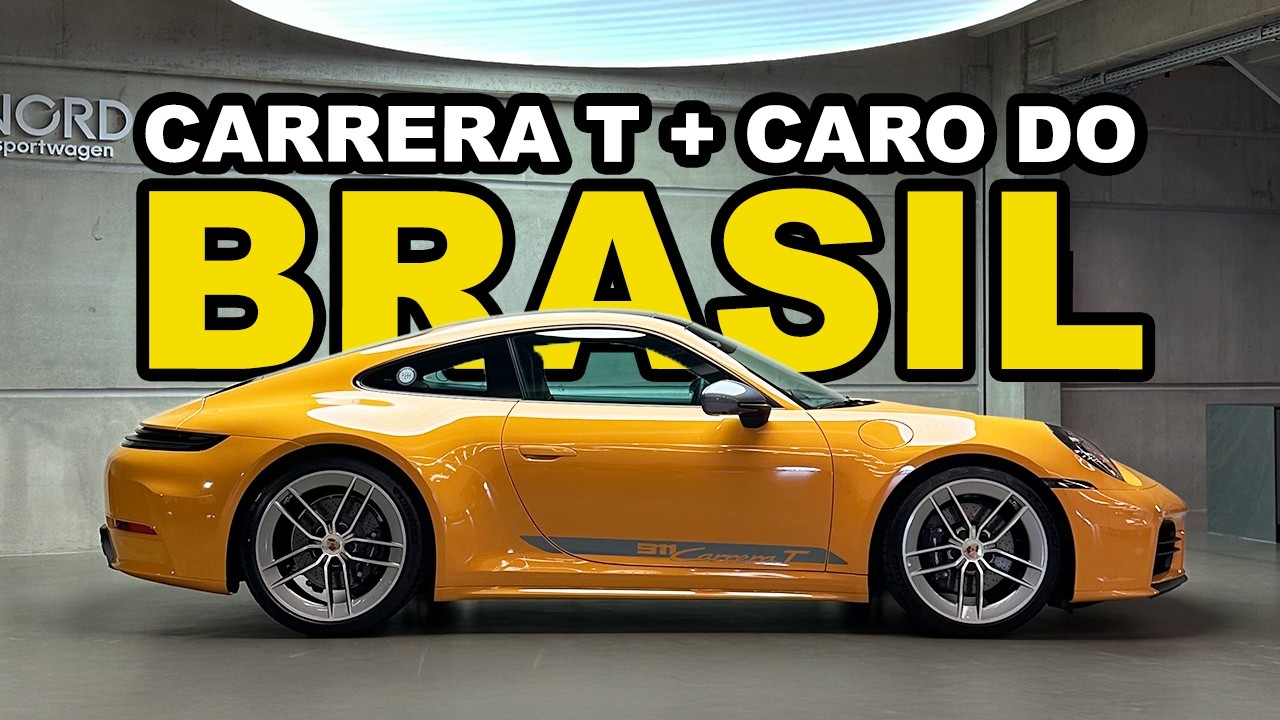 O PORSCHE 911 CARRETA T MAIS CARO do BRASIL!