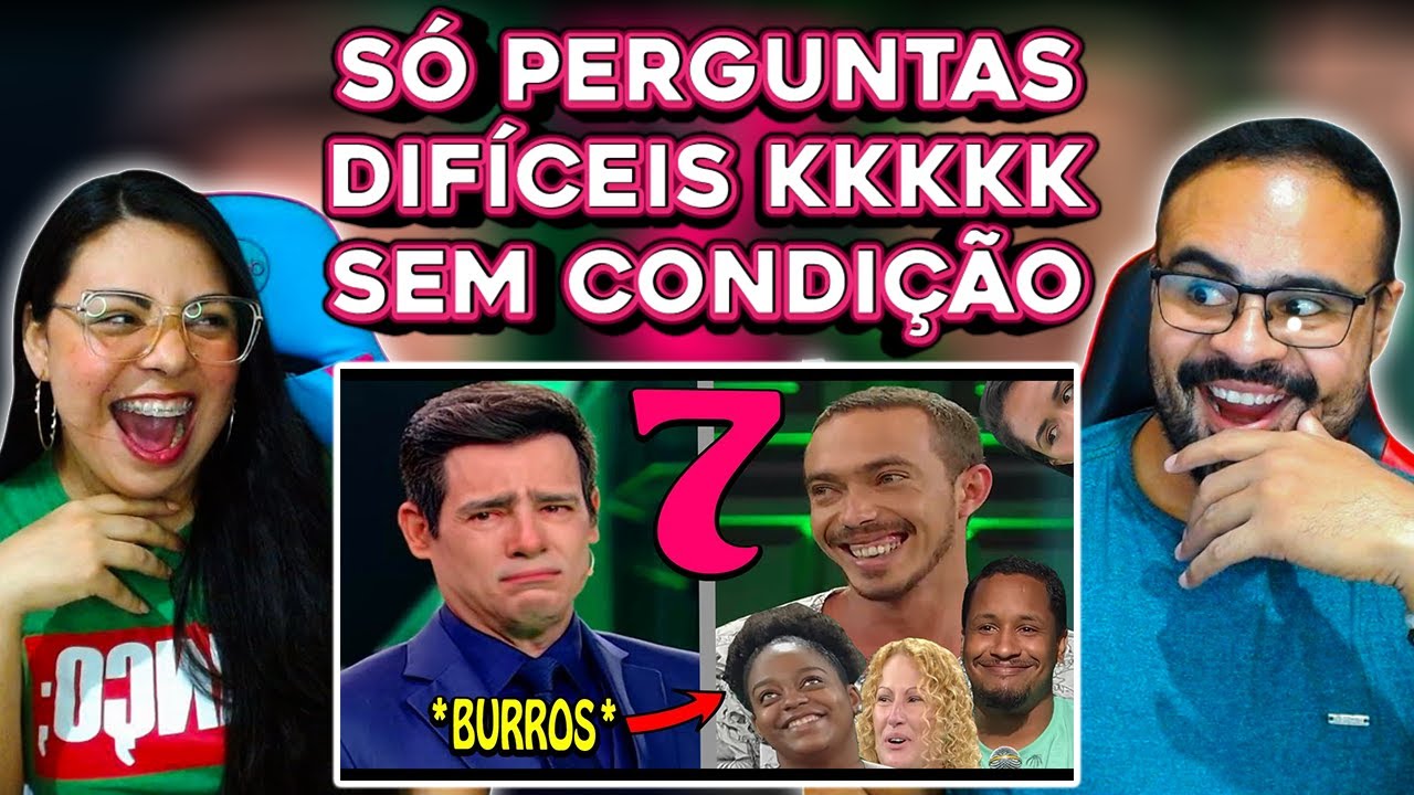 REACT Fala de tudo 🔴 As Pessoas mais Burras do Planeta 7. As Maiores Burrices ditas na TV PARTE 7