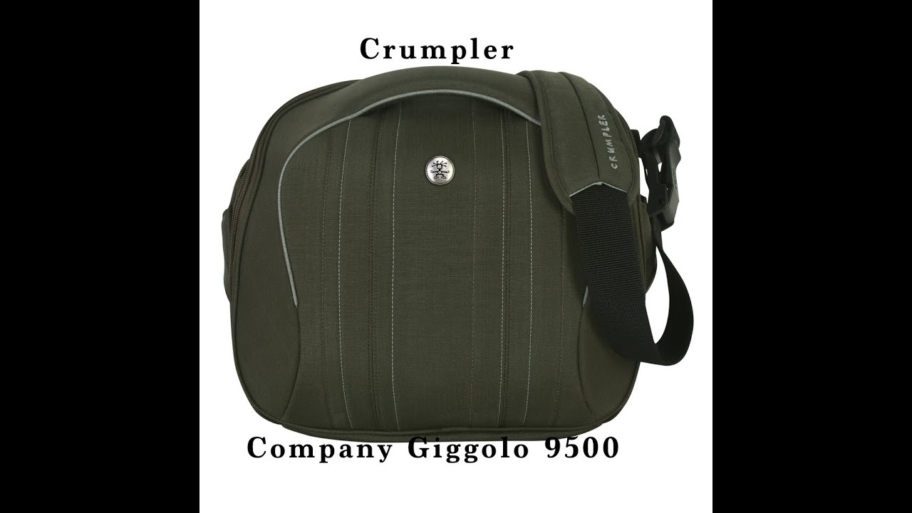 Crumpler Company Giggolo 9500 randvoll gefüllt!