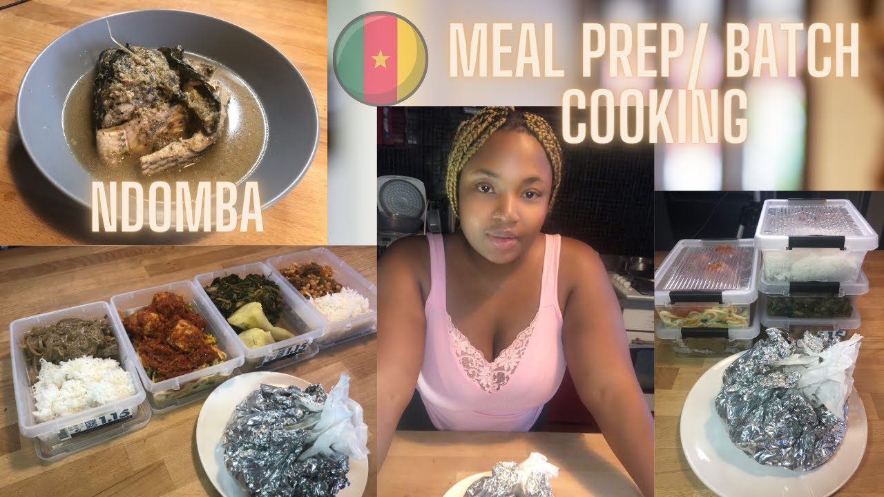 AVENTURE PERTE DE POIDS SEMAINE #4/ OBJECTIF - 35 KG / MEAL PREP A L'AFRICAINE /NDOMBA DE POISSON🥣🥜🌶