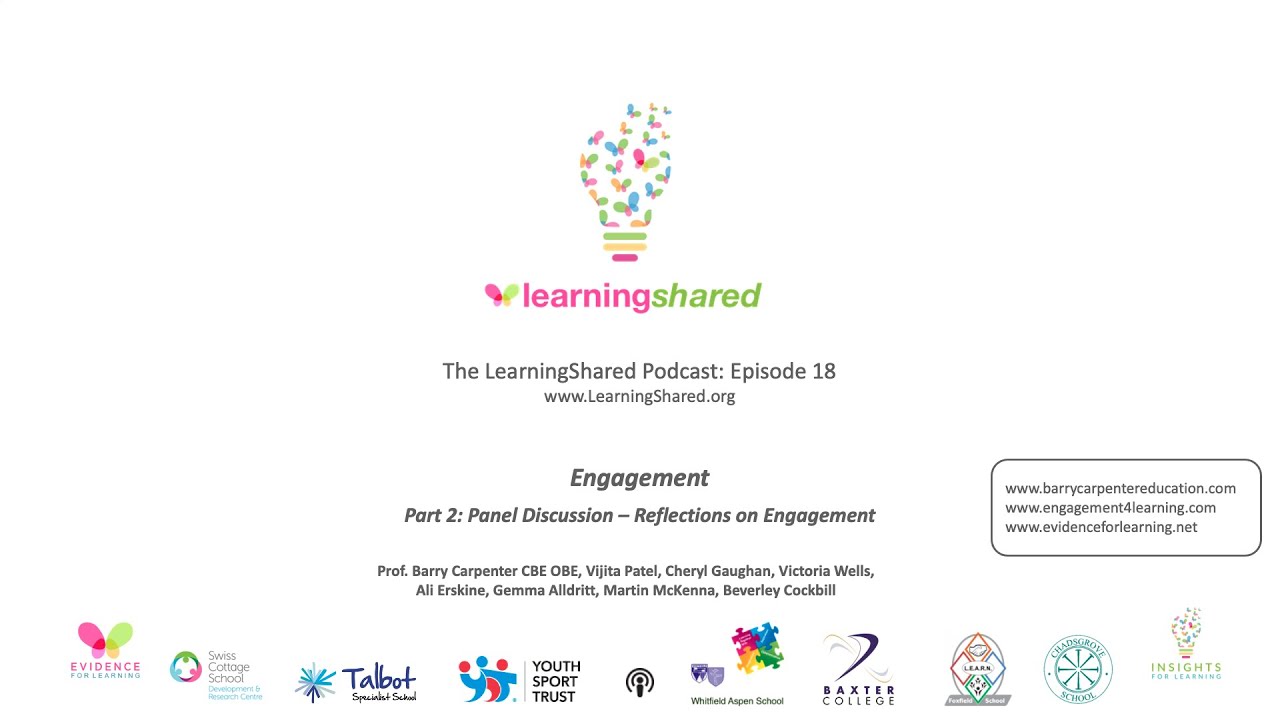 LearningShared Episode 18: Engagement (Part 2) - Panel Discussion: Reflections on Engagement
