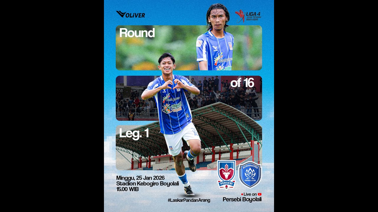 \LIVE PERSEBI BOYOLALI VS WIJAYA KUSUMA / 25 JANUARI  2026 / STADION KEBO GIRO BOYOLALI