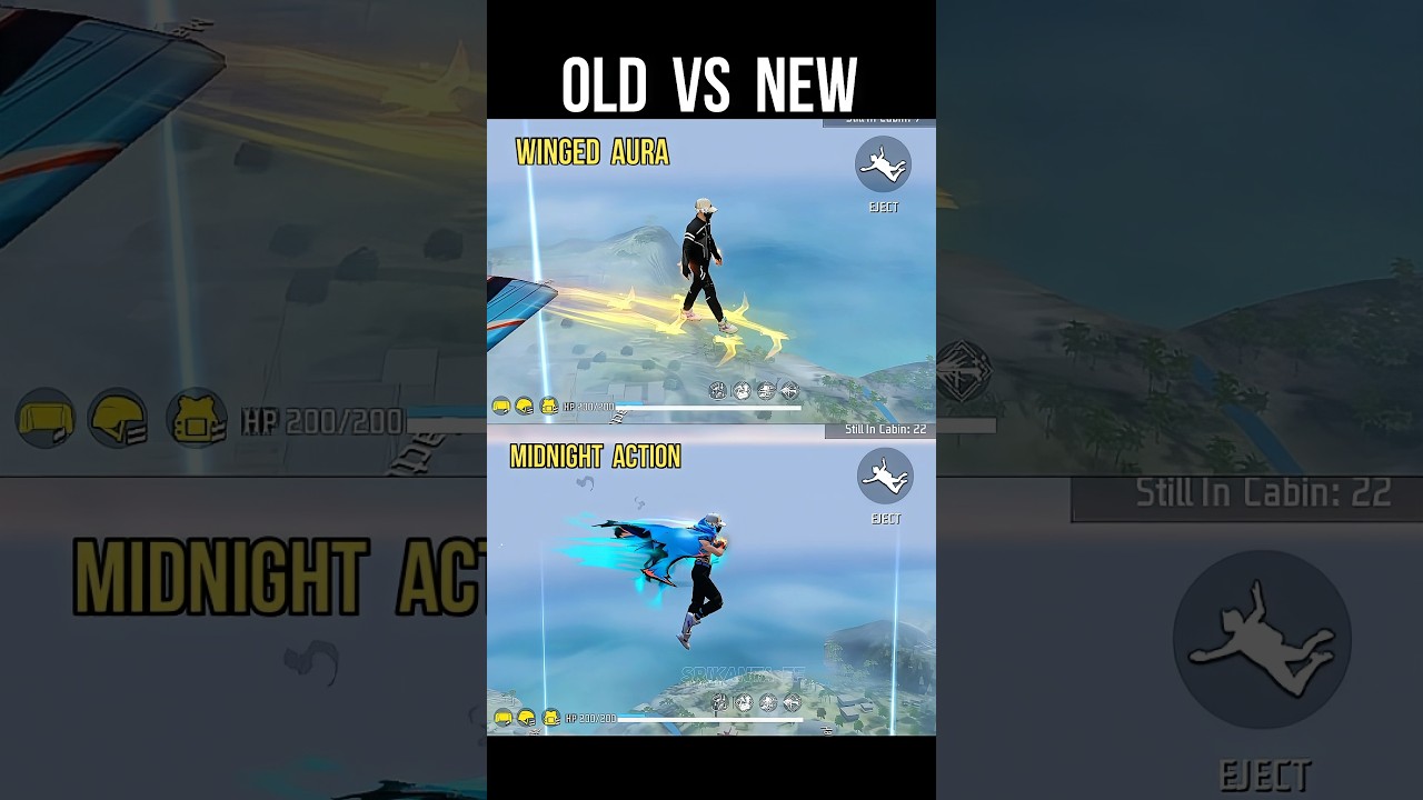 Old VS New 🔥 Winged Aura VS Midnight Action | Which One is The Best Skydive? New Skywing #srikantaff