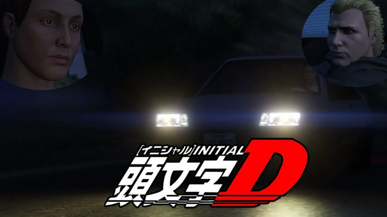 GTA V Initial D AE86 VS RX7 FD Revenge