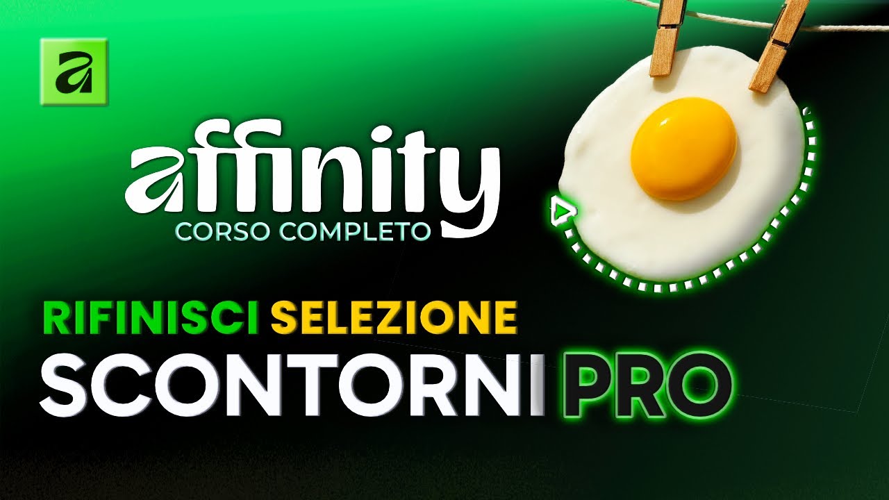Scontorni Professionali in Affinity | Pennello Regolazione Tutorial Completo