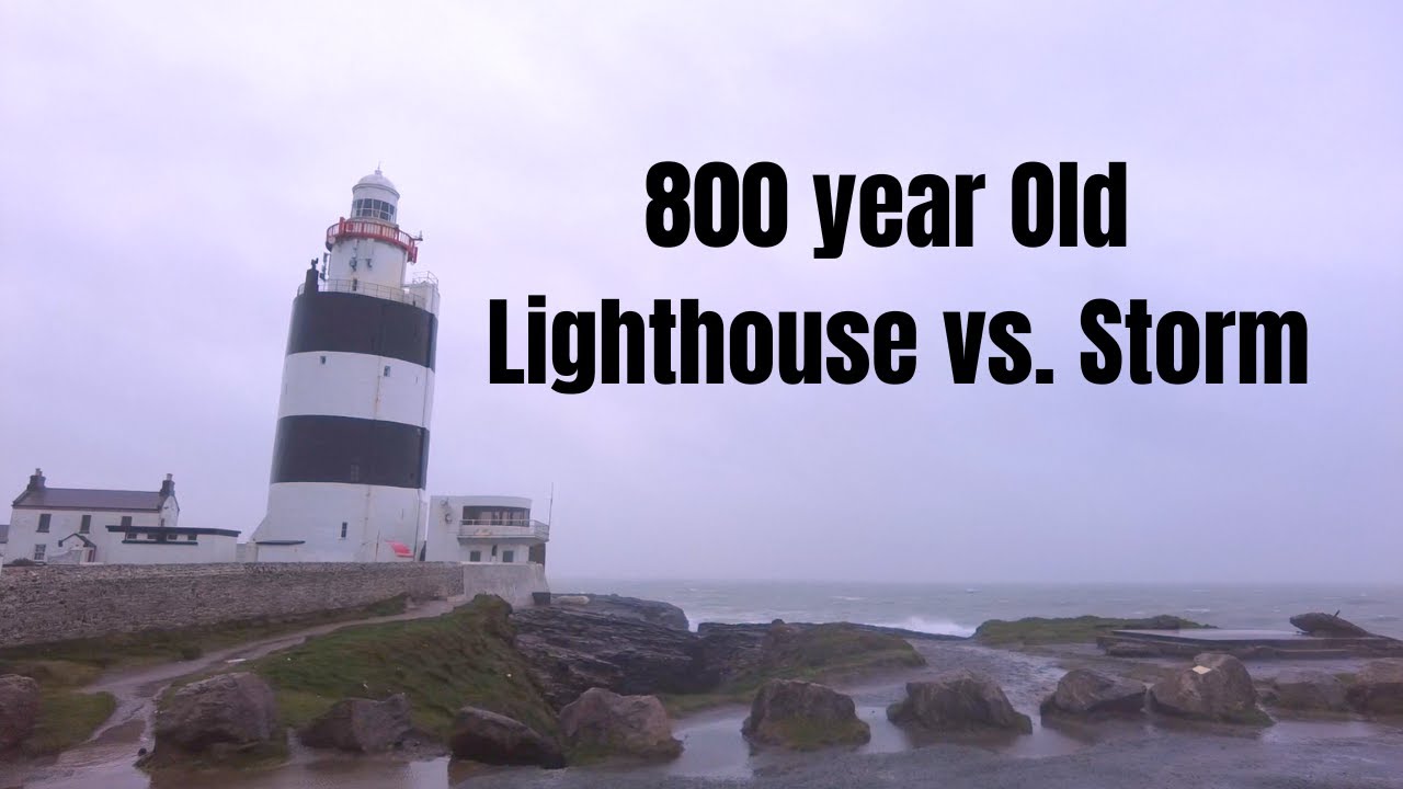 Ireland’s Oldest Lighthouse Faces a Brutal Storm  Hook Head
